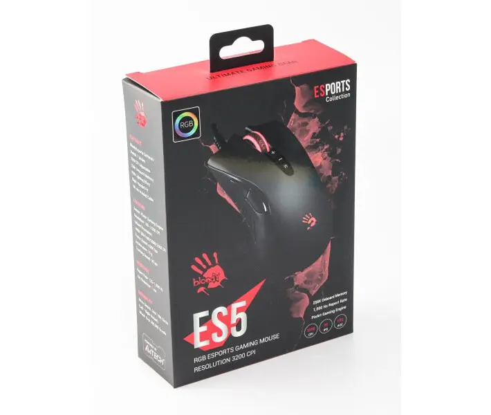 Мышь игровая A4Tech ES5 Bloody (Stone Black) (4711421979351) - фото 10