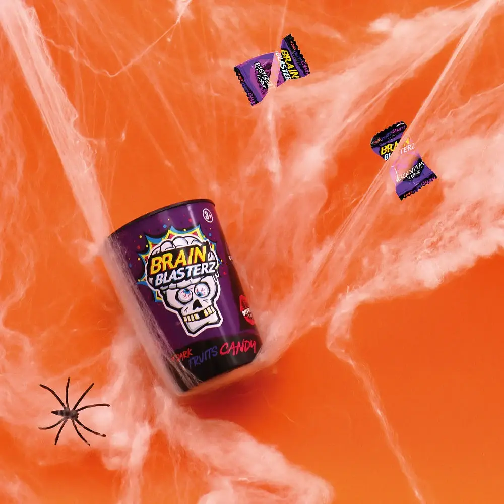 Льодяники Brain Blasterz Dark Fruits Tub 48г - фото 7