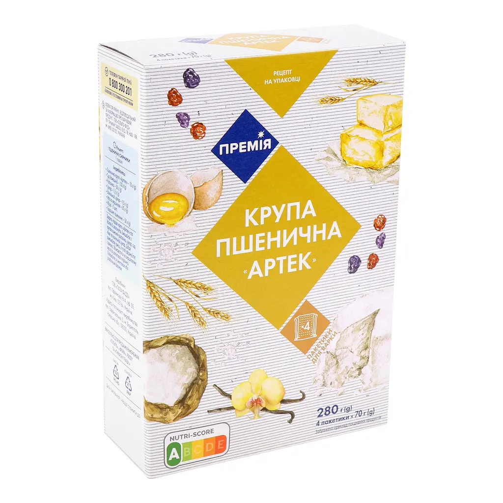 Крупа пшенична Премія Артек 280 г (881172) - фото 2