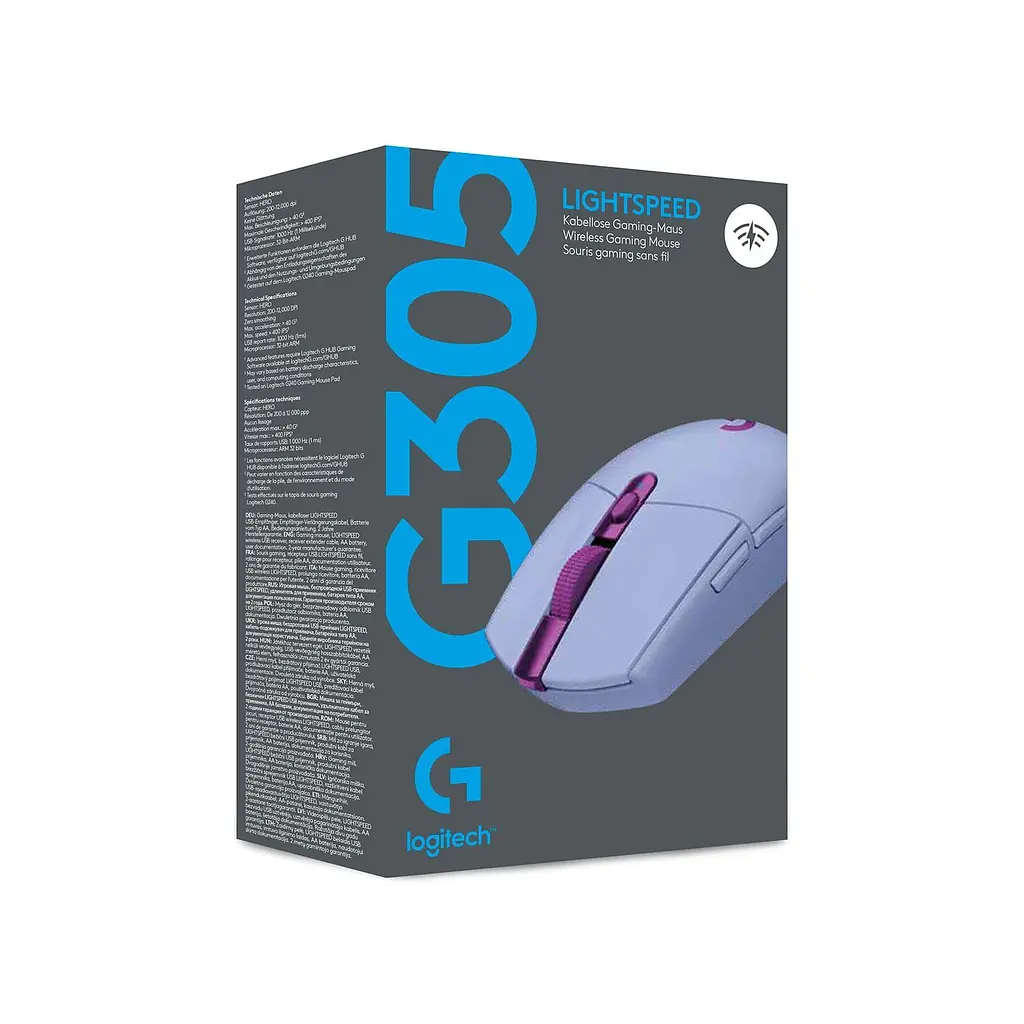 Мышь Logitech G305 Lightspeed Wireless Lilac (910-006022) - фото 10