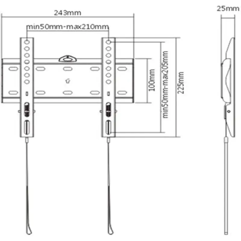 Кронштейн Gembird WM-42F-01 - фото 2