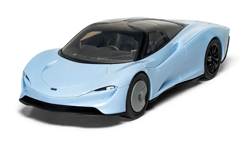 Конструктор Airfix суперкар McLaren Speedtail QUICKBUILD голубой J6052 - фото 3