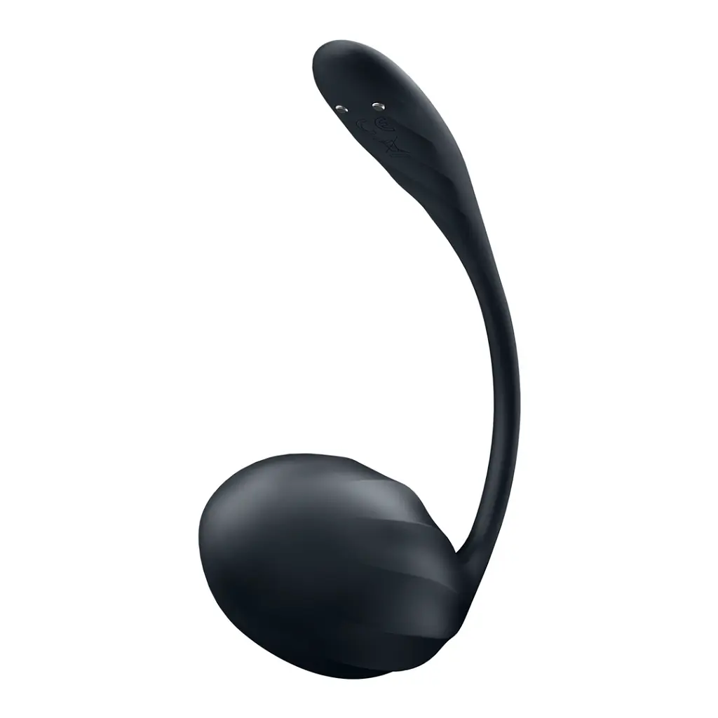 Виброяйцо Satisfyer Ribbed Petal черный - фото 3
