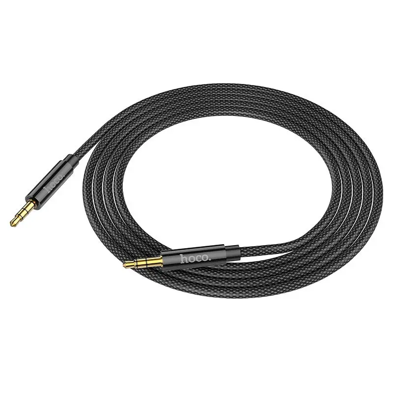 Аудiокабель Hoco UPA19 AUX audio cable L=2M чорний - фото 3