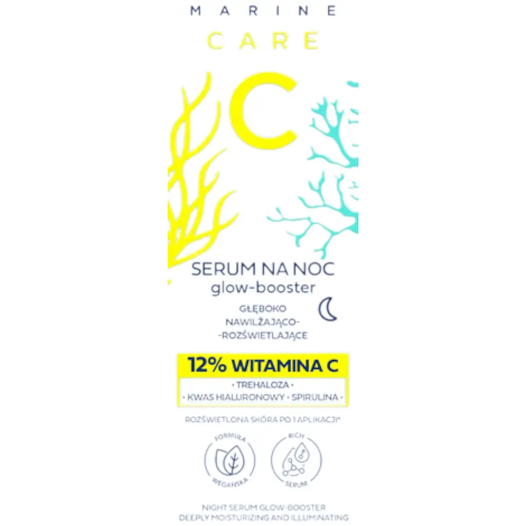 Сыворотка-бустер Bielenda C Marine Care сияние для лица ночное 30 мл - фото 3