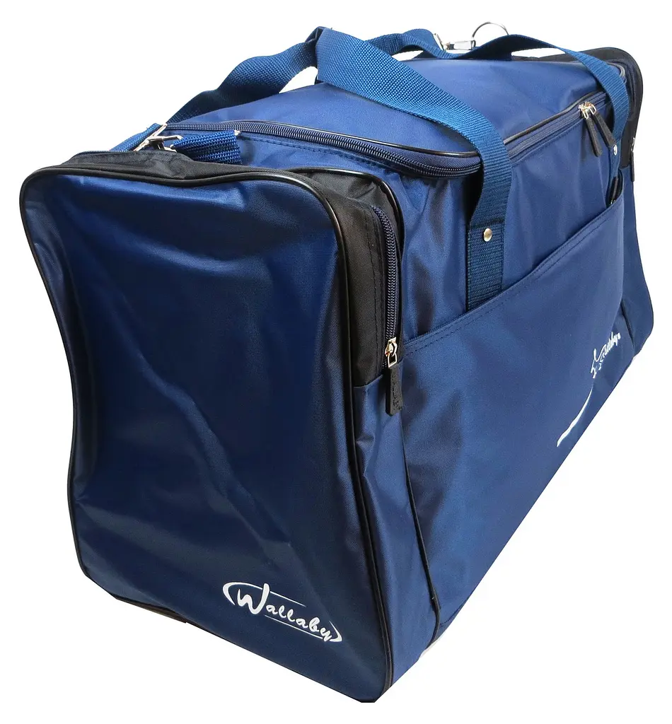 Сумка дорожня середня 60 л Wallaby 430-4 синя - фото 4
