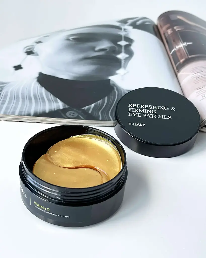 Освежающие укрепляющие патчи с витамином C Vitamin C Refreshing & Firming Eye Patches Hillary 60 шт 90 г - фото 5