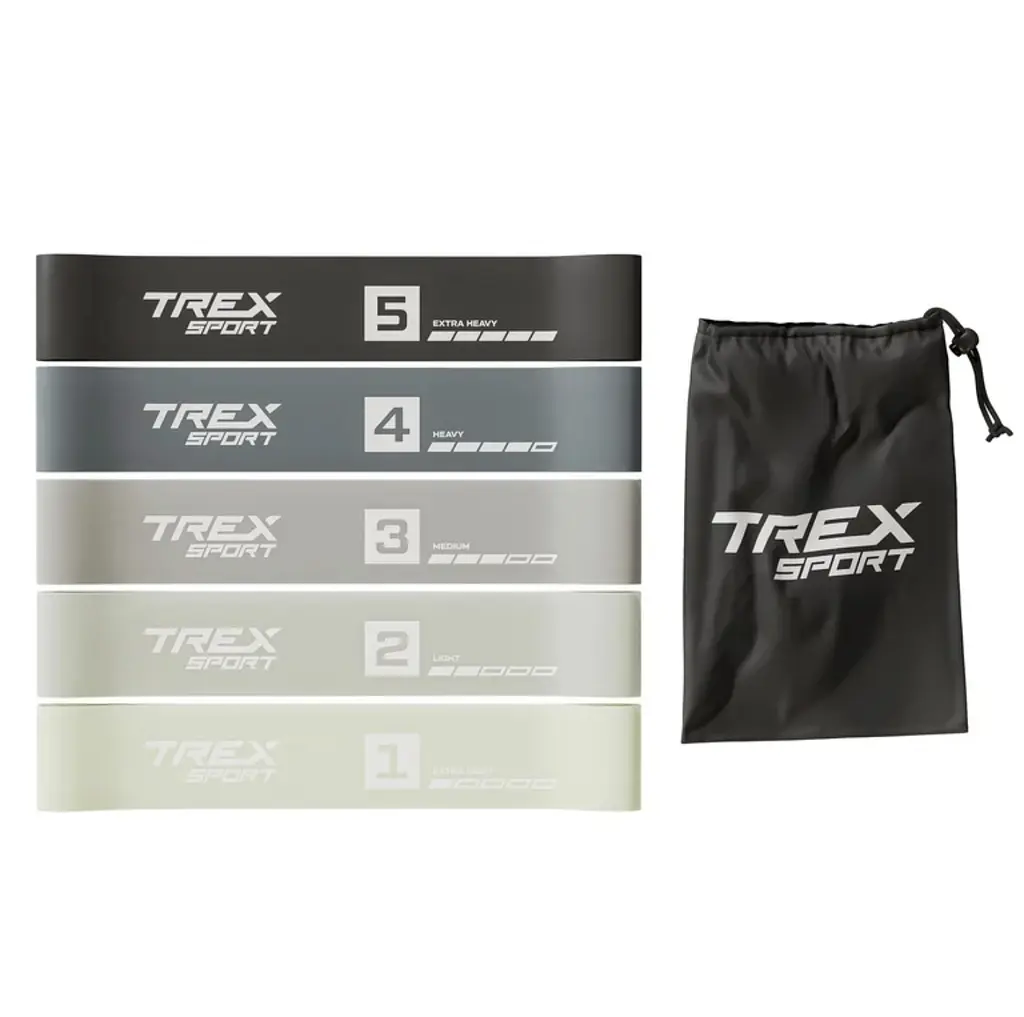 Набір резинок для фітнесу Trex Sport TX-065RBG 1-18кг - фото 2