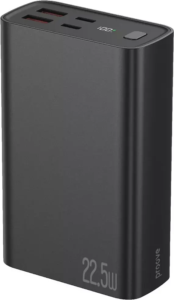Портативний акумулятор Proove Hyper Flux Plus 22.5W 20000mAh black (PBF222120001)