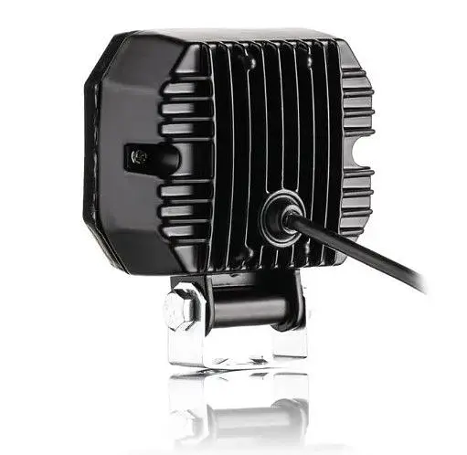 Фари додаткові LED 20W (10W x 2) 95x73x60 mm / Лінза з ДХО 10-30V Ближнє світло / Синій Обід 1 шт. (F20BL) - фото 3