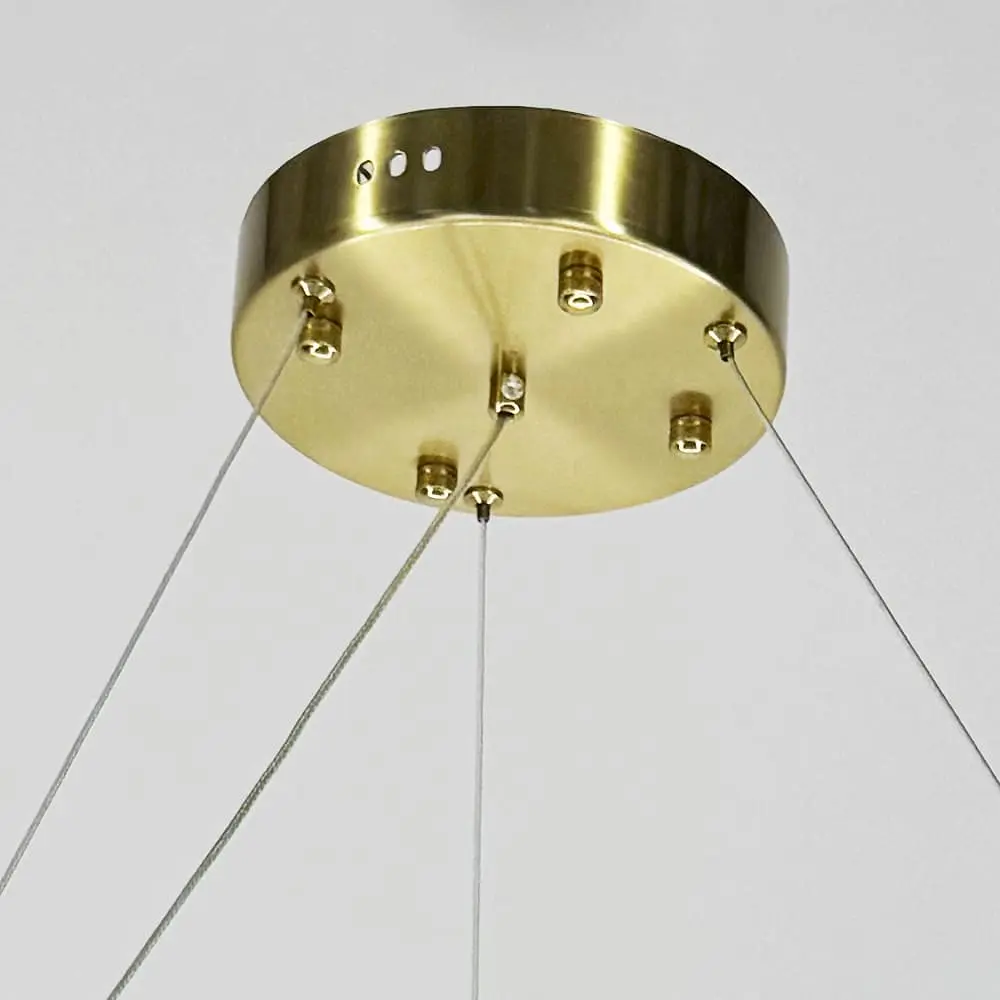 Невероятная хрустальная подвесная латунная люстра Ø 43 см | Ст. MD9105R-400 AB | Line F - фото 3