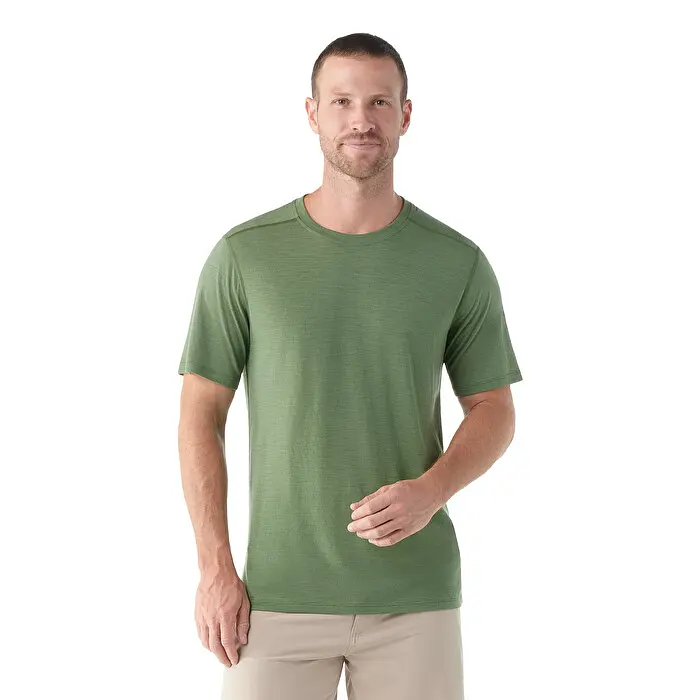 Футболка чоловіча Smartwool Men's Merino Short Sleeve Tee M Оливковий - фото 2