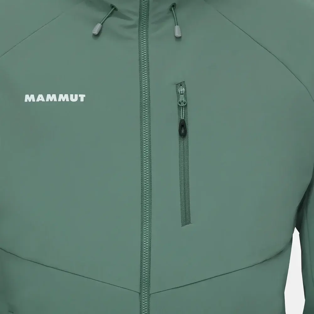 Куртка Mammut Ultimate Comfort SO Hooded Jacket Men L Dark Jade - фото 5