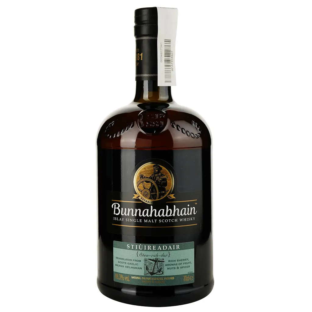 Виски Bunnahabhain Stiuireadair Single Malt Scotch Whisky 46.3% 0.7 л, в подарочной упаковке - фото 2