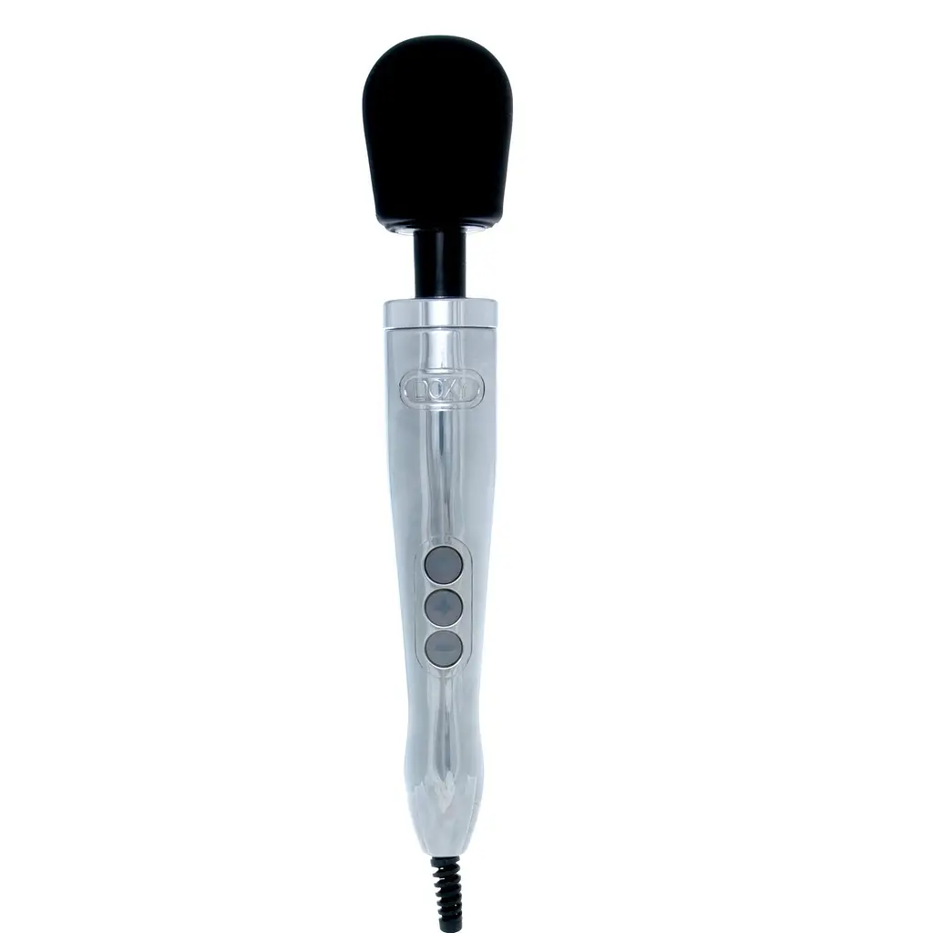 Вібратор Doxy Die Cast Polished Silver в металевому корпусі -мікрофон - фото 2