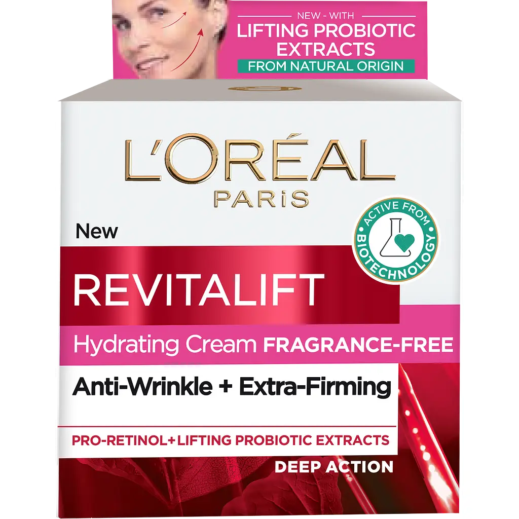 Дневной увлажняющий крем-уход L'Oreal Paris Revitalift для разглаживания кожи лица и против морщин, 50 мл (AA271500) - фото 2