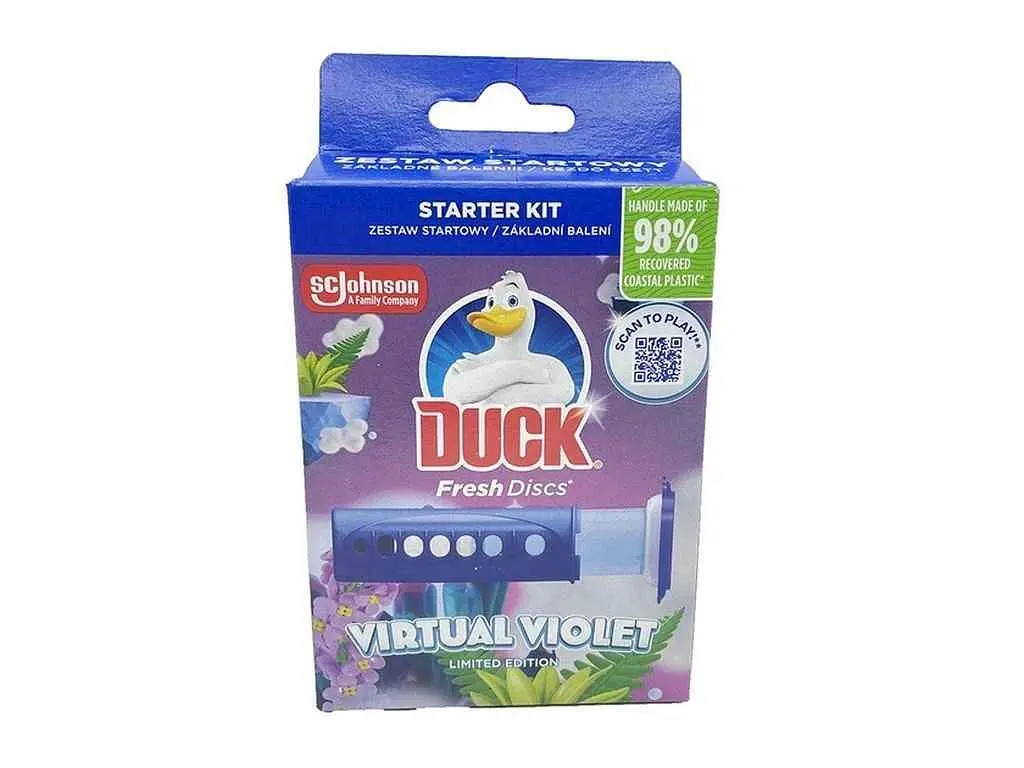 Блок Точковий для туалетів DUCK 6шт Virtual Violet