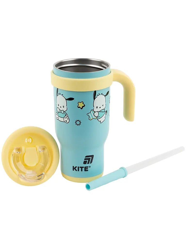 Термокухоль KITE 530 мл Pochacco з трубочкою (pc25-1266) - фото 6
