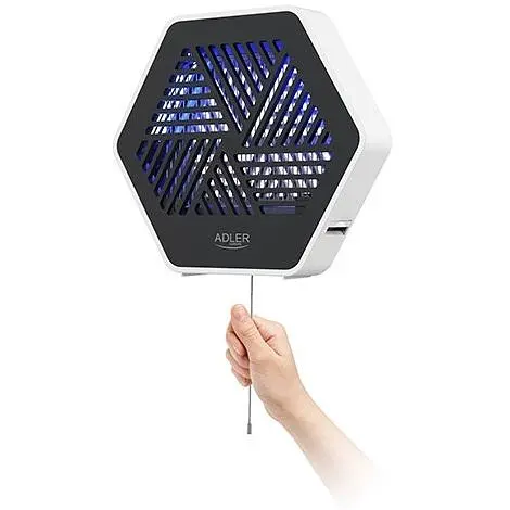 Лампа для знищення комах Adler AD 7939 настінна 8 Вт до 30 м² 32х6х28.8 см - фото 3