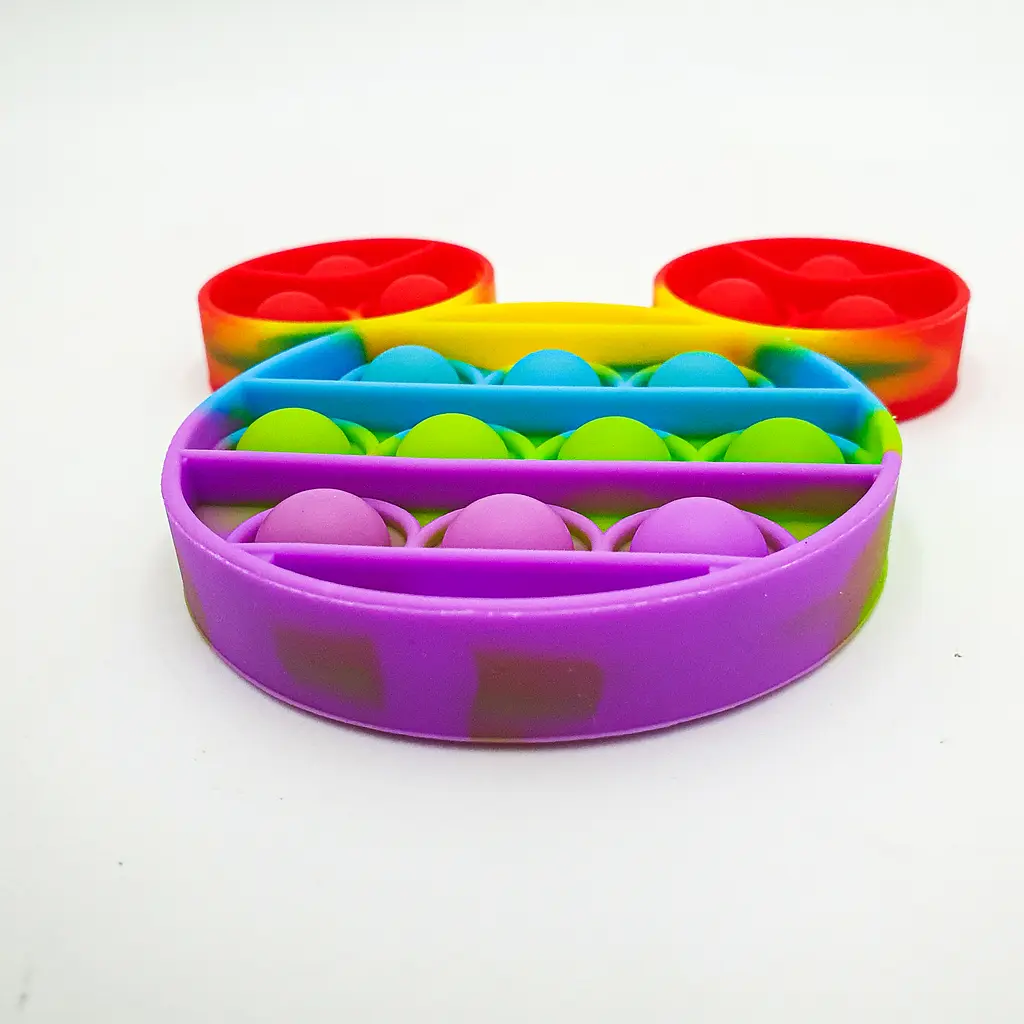 Сенсорна іграшка антистрес силіконова нескінченна пухирця поп іт UKC Pop It Fidget мишка - фото 2