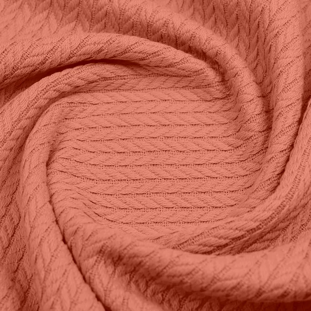Плед покривало Cosas Amber Knitted Braid 240х260 см косичка (Blanket_67Amber_KnittedBraid_240x260) - фото 3