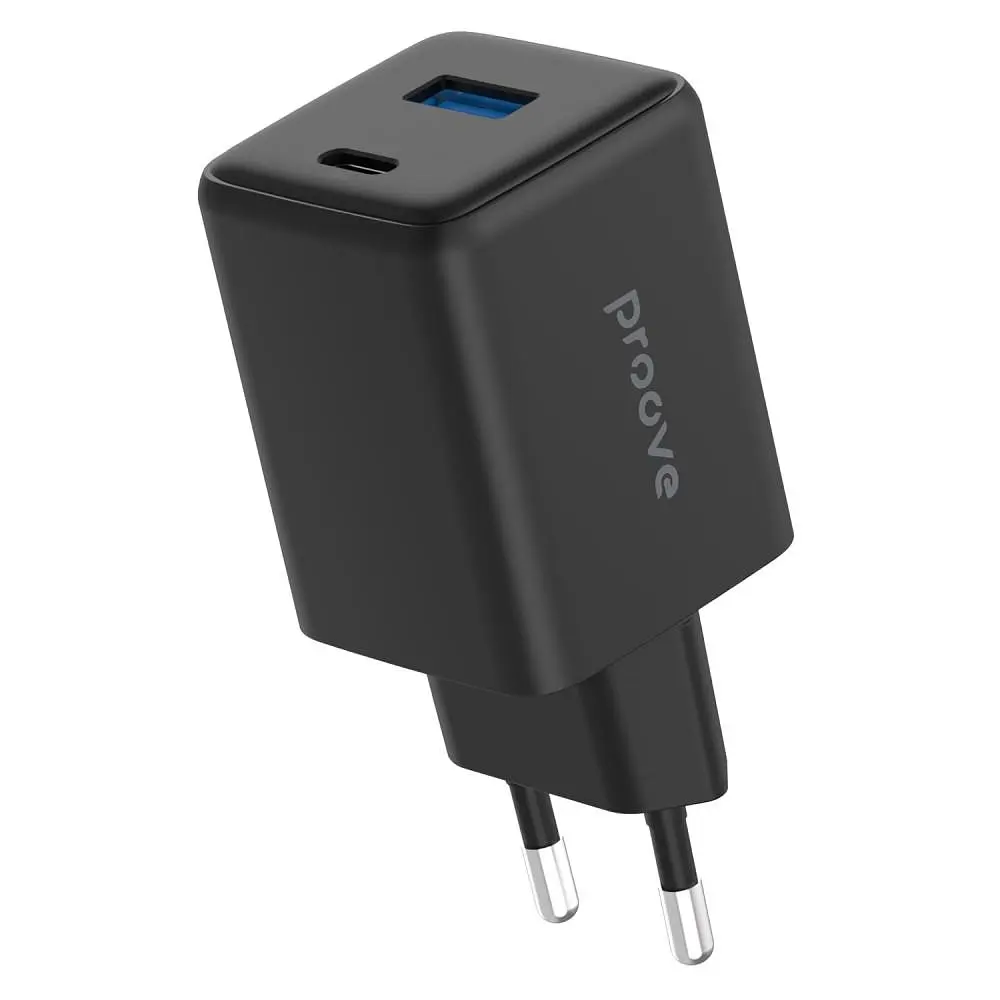 Зарядний пристрій Proove Pocket GaN 45W (Type-C + USB) black (WCPG45110001) - фото 2