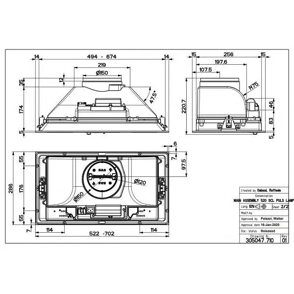 Вытяжка встраиваемая Faber INKA ICH SS A70 I.SMART HCS (305.0599.321) - фото 5
