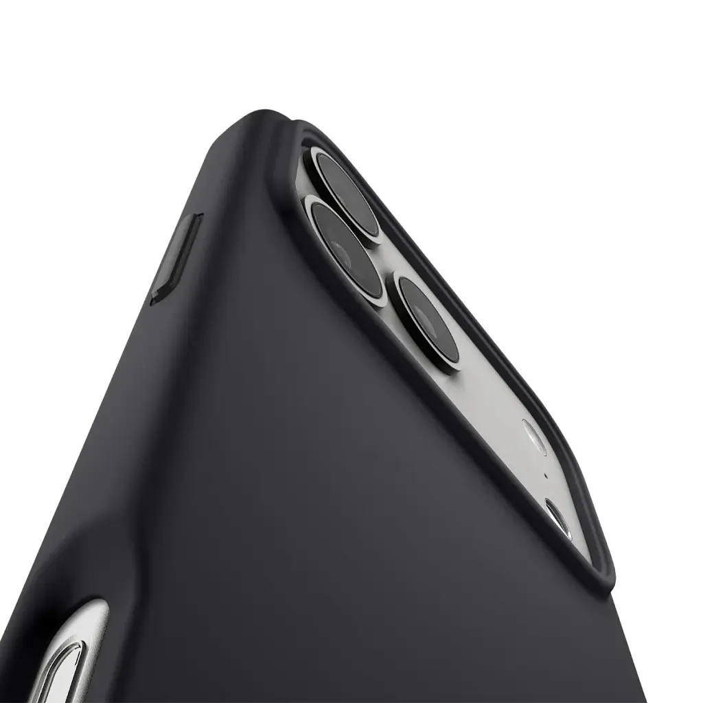 Чохол до мобільного телефона Spigen Silicone Fit MagFit iPhone 17 Pro Max Black (ACS10270) - фото 6