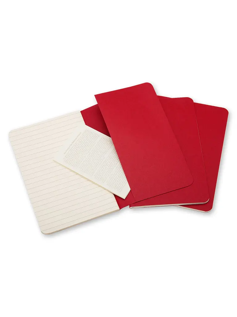 Записник Moleskine Cahier кишеньковий, Лінійка Бордо (CH111) - фото 4