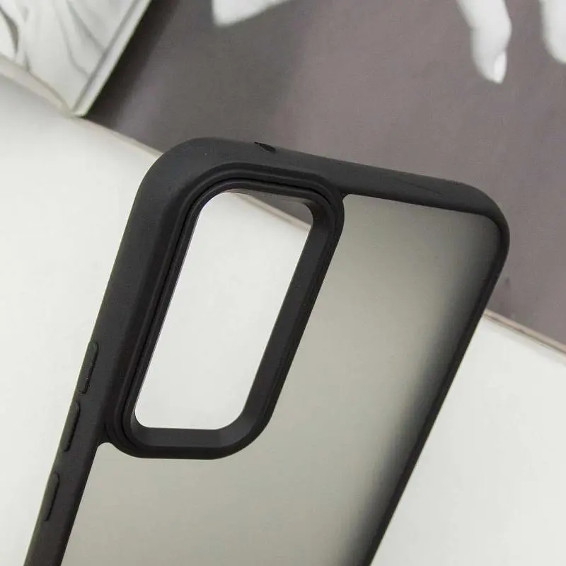 Чохол TPU+PC Lyon Frosted для Samsung Galaxy S25 FE Black - фото 4