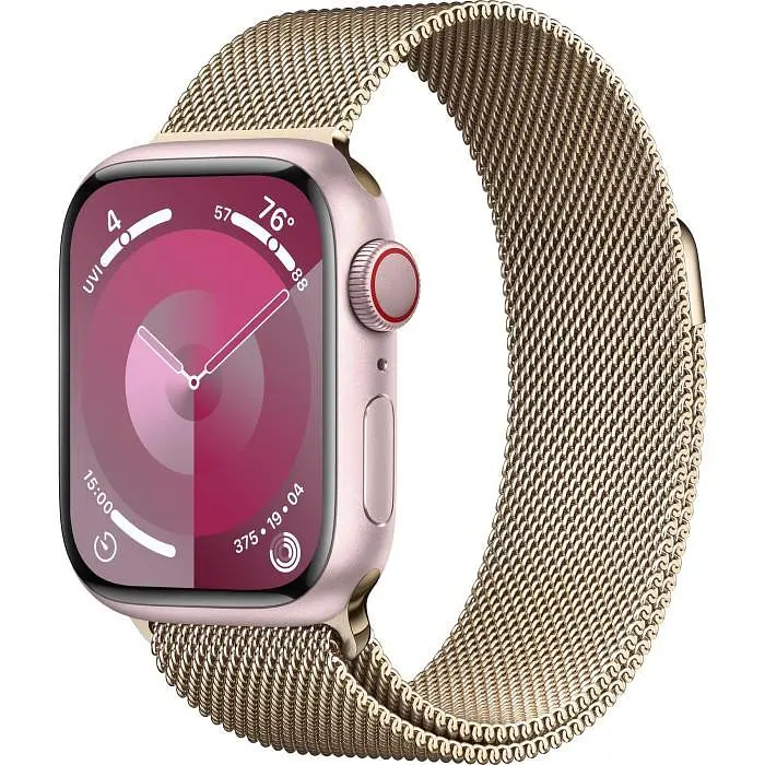 Ремінець для смарт-годинника OEM Apple Watch 38/40/41 мм (MTJL3) Milanese Loop золотистий - фото 2