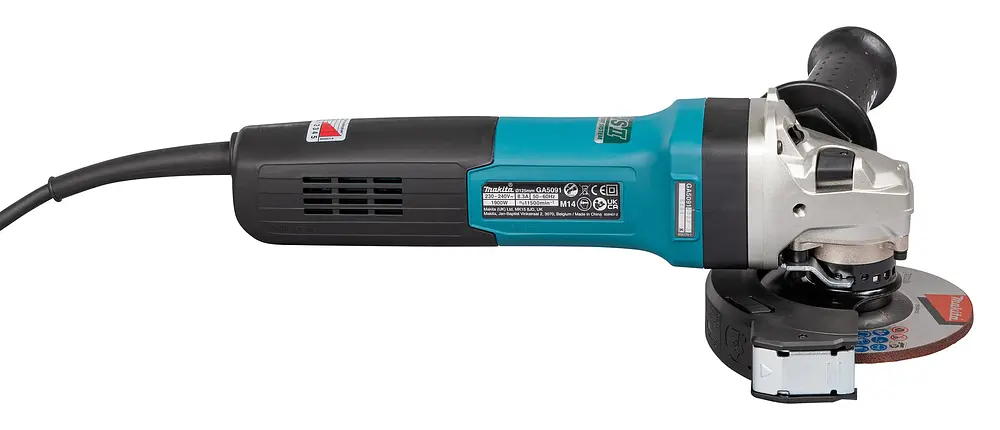 Шліфмашина кутова мережева Makita GA5091X01 (125 мм, 1900 Вт, 2800-11500 об/хв, SJSII, AFT) - фото 8