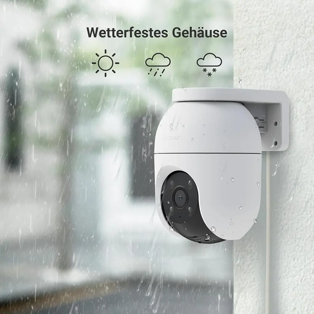 WiFi камера EZVIZ C8c 2MP, поворотна 360°, нічне бачення, трекінг, звук - фото 3