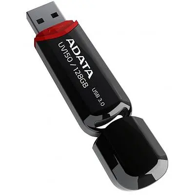 USB флеш накопичувач ADATA 128GB UV150 Black USB 3.0 (AUV150-128G-RBK) - фото 5