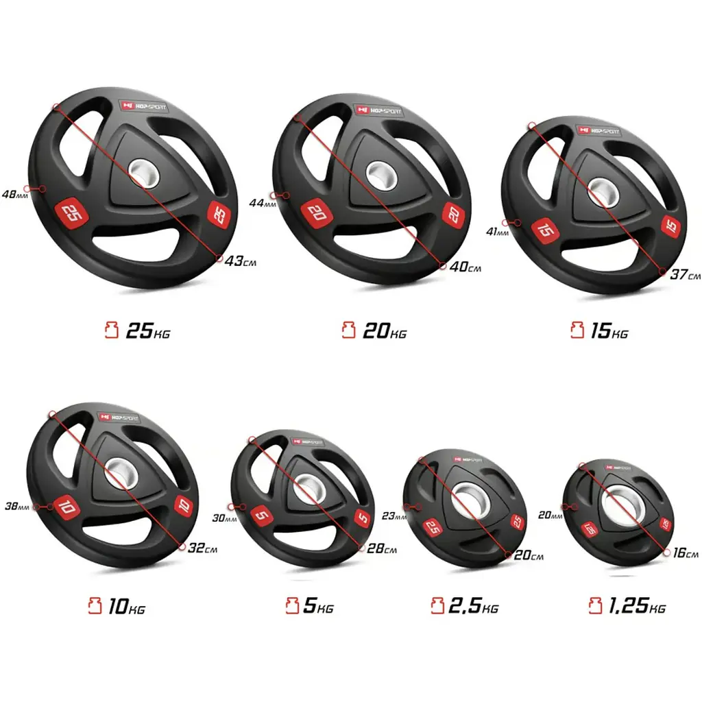 Диск олімпійський Hop-Sport 2,5кг - фото 7