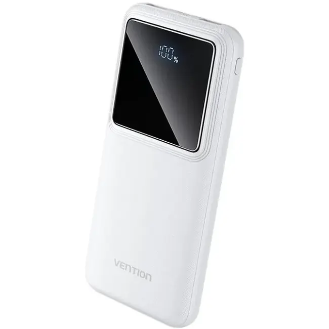 Універсальна мобільна батарея Vention 10000mAh PD QC 3.0 Білий (FHKW0) - фото 2