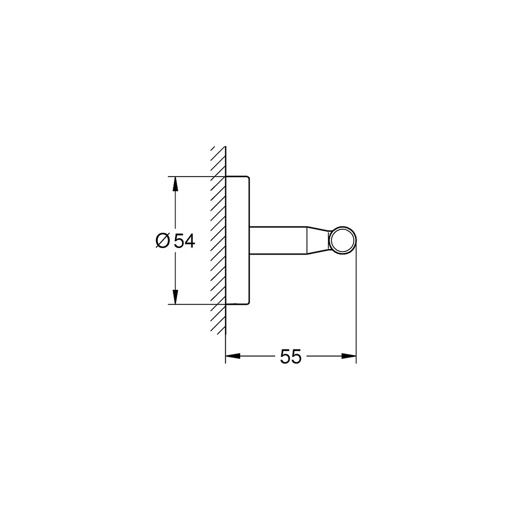 Гачок для ванної кімнати Grohe QuickFix Start Cosmopolitan 41168000, Хром - фото 2