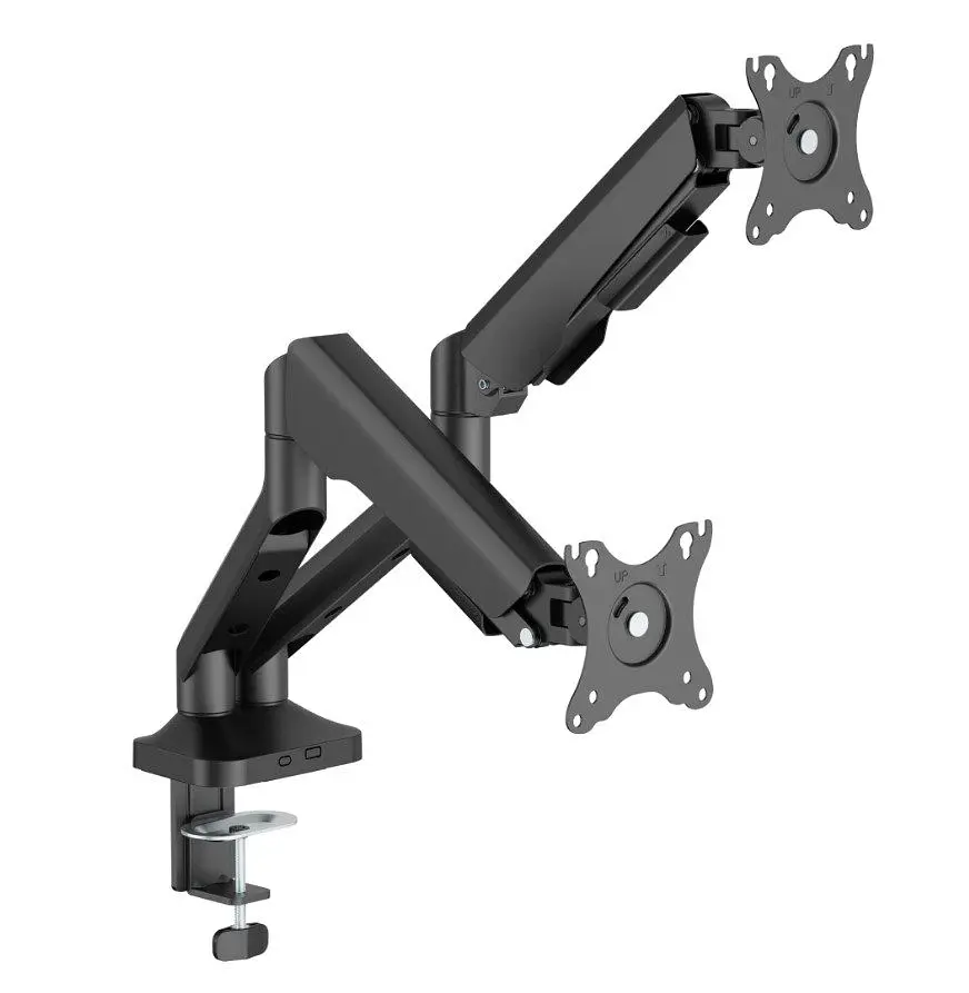 Кронштейн настольный для 2 мониторов 17-35 дюйма Officepro MA-442-B Black - фото 4