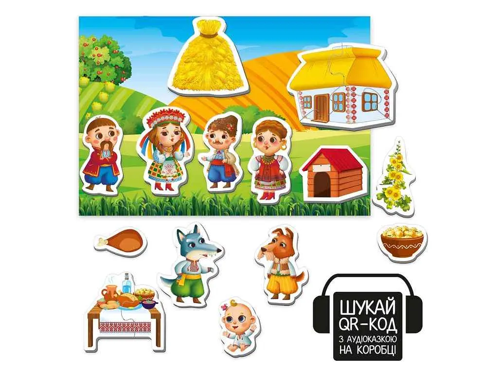 Гра розвиваюча VLADI TOYS "Сірко" магнітний театр з аудіоказкою VT3206-33 - фото 3