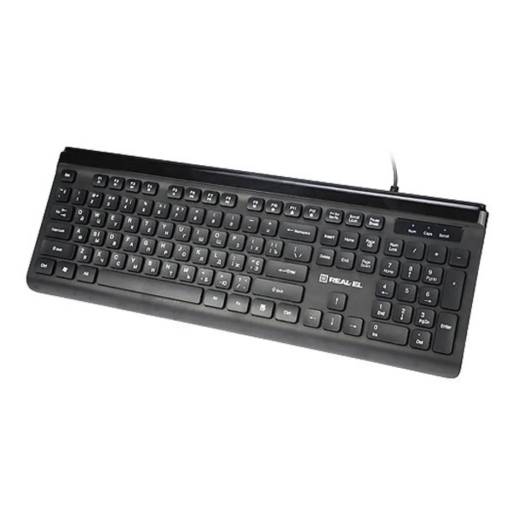 Клавіатура REAL-EL 7085 Comfort Black (EL123100032) - фото 3