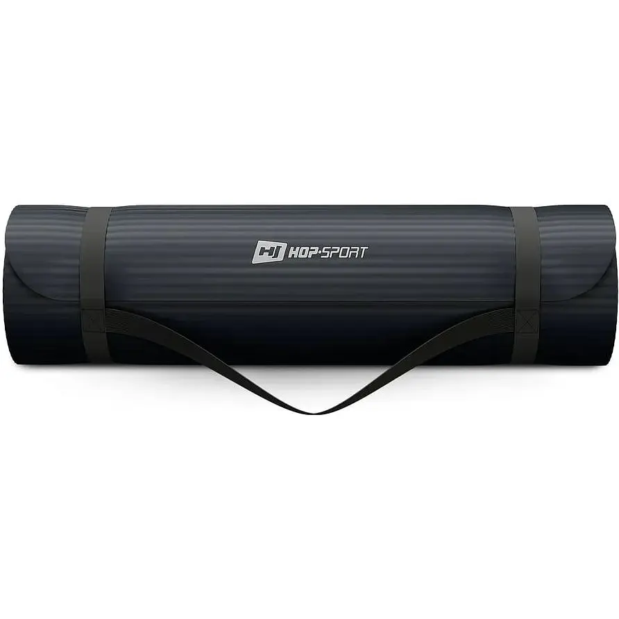 Коврик для йоги Hop-Sport HS-NB016GM NBR 1,5см черный - фото 8