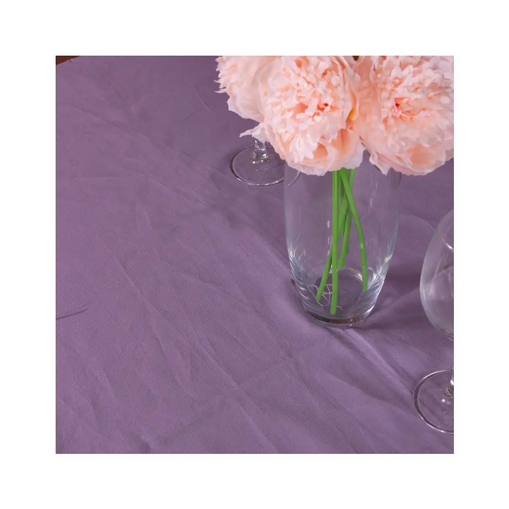 Скатертина MirSon Рогожа №214 Lavender 130x180 см (2200006738350) - фото 2