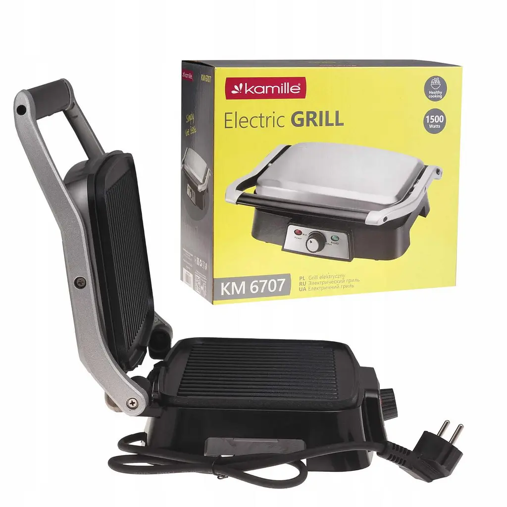 Гриль контактний Kamille KM 6707 - фото 8
