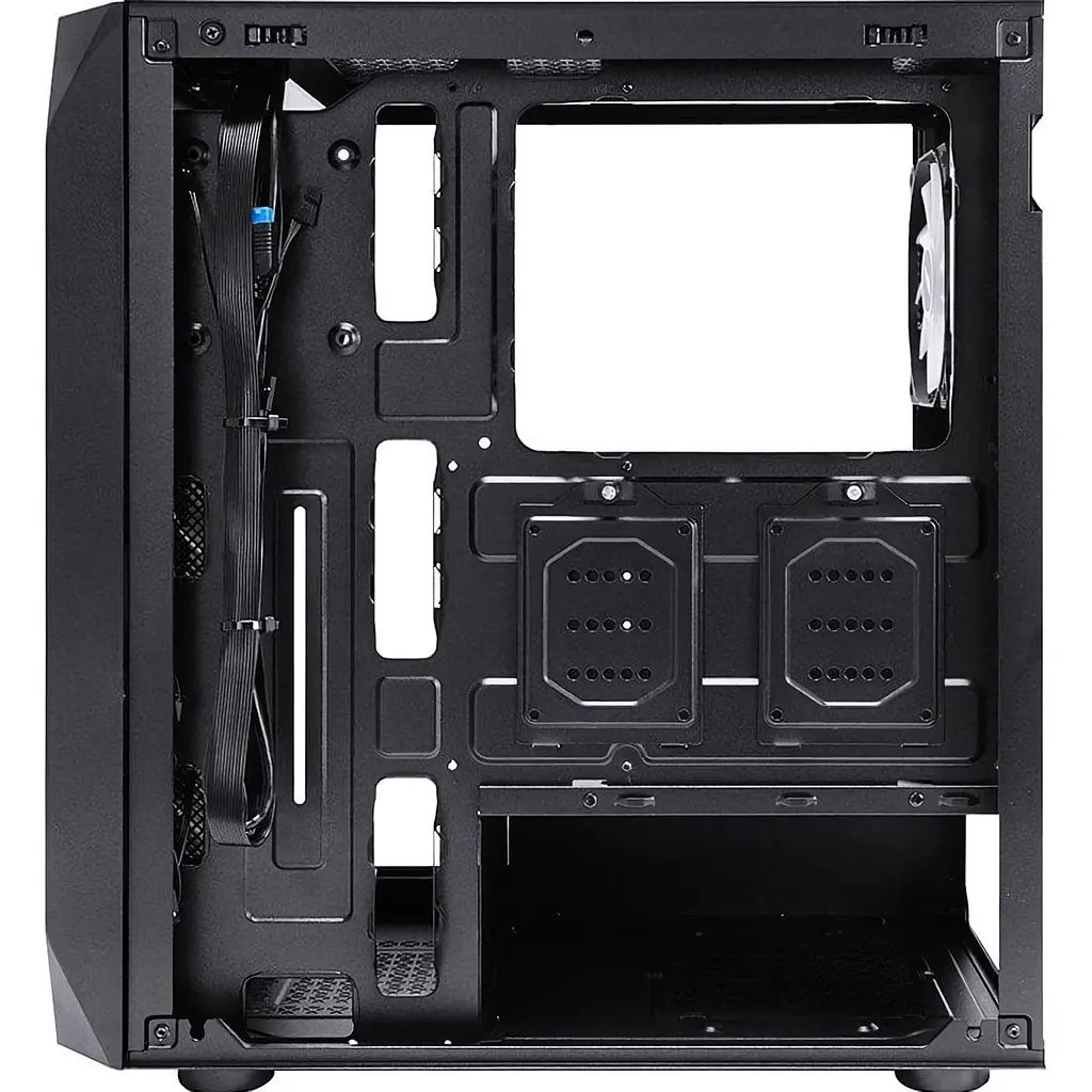 Корпус 1stPlayer AY7-BK-4F1 Black [134426] - фото 6