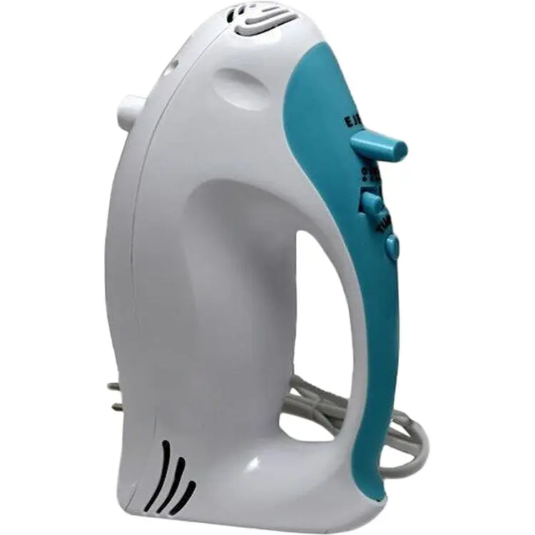 Ручной миксер кухонный XPRO CB-7329 на 2 скорости турбо режим 2 насадки бело-голубой (41385-CB-7329_286) - фото 2