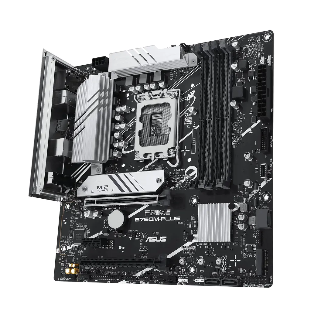 Материнская плата PRIME B760M-PLUS s1700 B760 4xDDR5 M.2 HDMI DP mATX Asus teh0018999 - фото 5