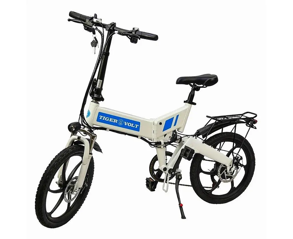 Електровелосипед ZM TigerVolt 20 з колесами 20" білий - фото 3