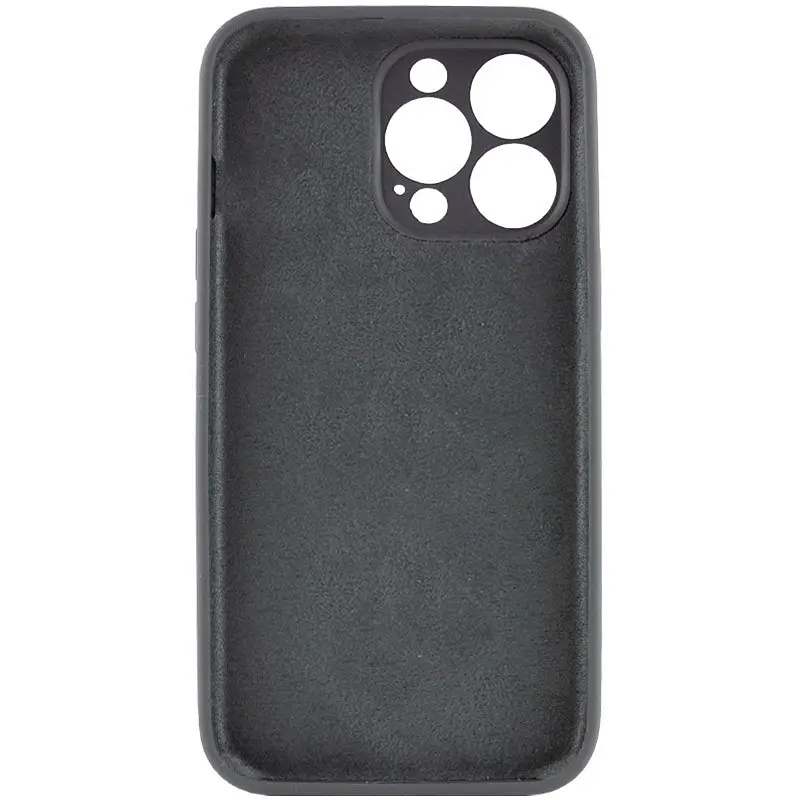 Чохол Epik Silicone Case Full Camera Protective (AA) NO LOGO для Apple iPhone 13 Pro Max (6.7) Сірий / Dark Gray - фото 4