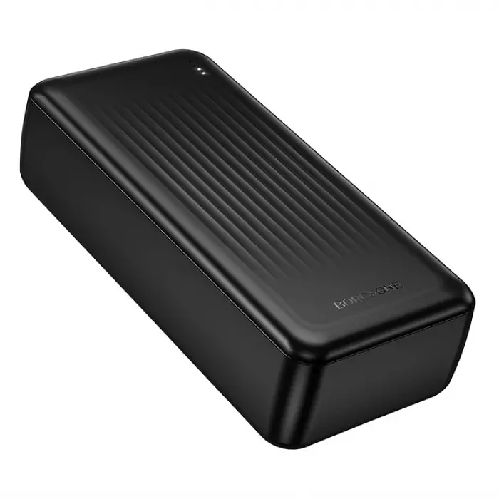 Зовнішній акумулятор Power bank BOROFONE BJ80B 30000 mAh PD22,5W + швидке заряджання батарея заряджання Чорний - фото 3