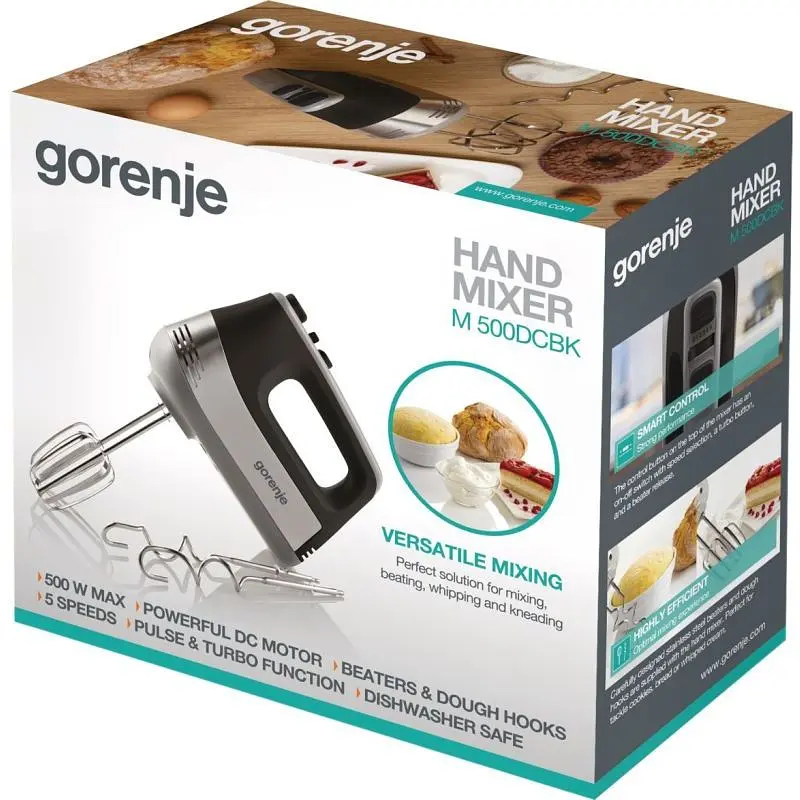 Миксер GORENJE M 500 DCBK - фото 3